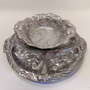 Arthur Court Bunny’s Child’s Compartment Plate With Soup Bowl Set